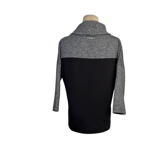Armani Exchange gray black cowl neck sweatshirt size Small - Picture 13 of 14